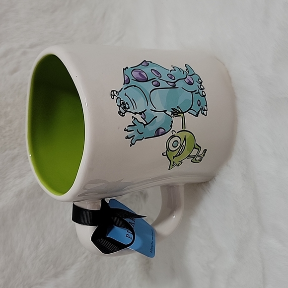 Rae Dunn Disney Pixar Monter's Inc. Sully and Mike Coffee Mug Cup - Picture 1 of 6